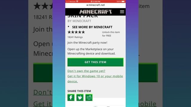 How to get 1st birthday skin pack on Minecraft mobile 2020