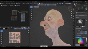 Making an Einstein Inspired Character  - Blender 3.3 - With New Hair System