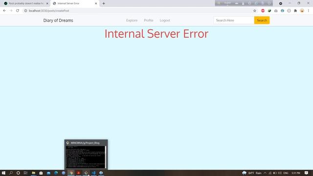 Diary Of Dreams || Node.js Blog App REST API with MongoDB