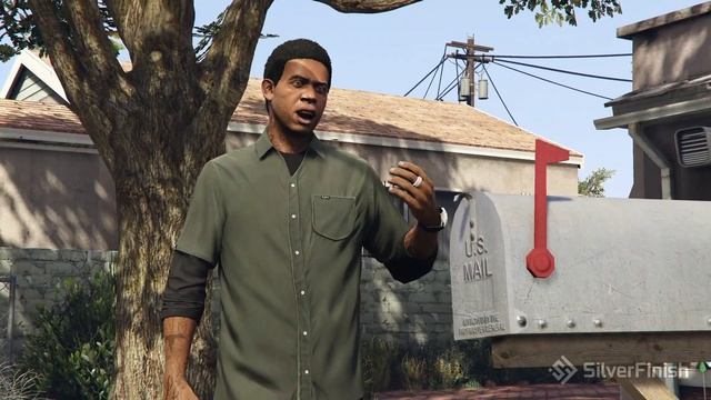 Lamar roasts Franklin's Mailbox смотреть онлайн