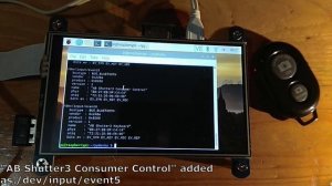 Python detect Bluetooth Remote Shutter, on Raspberry Pi, part I