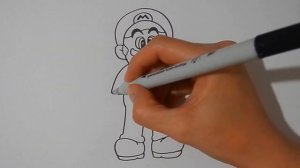 КАК просто нарисовать СУПЕР МАРИО, рисунки для детей/435/HOW to draw MARIO, drawings for kids