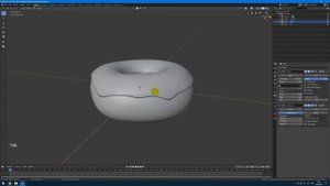 Пончик. Часть 3. Blender.  Уроки на русском для начинающих