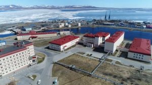 Весна в Анадыре, столица Чукотки весной - с высоты птичьего полета