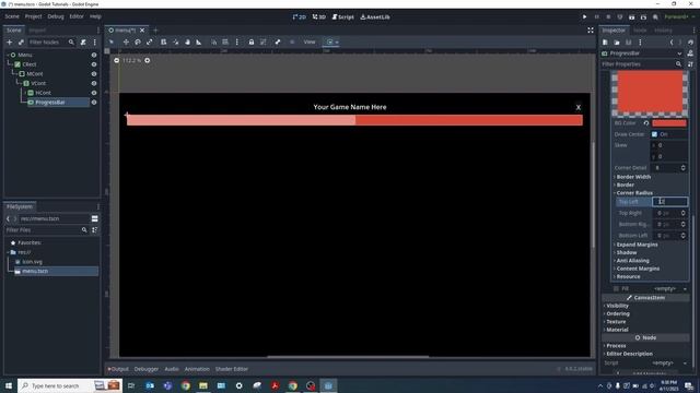 Godot 4 Master the Progress Bar (pt 1) in 90 Seconds Quick Godot Tutorial