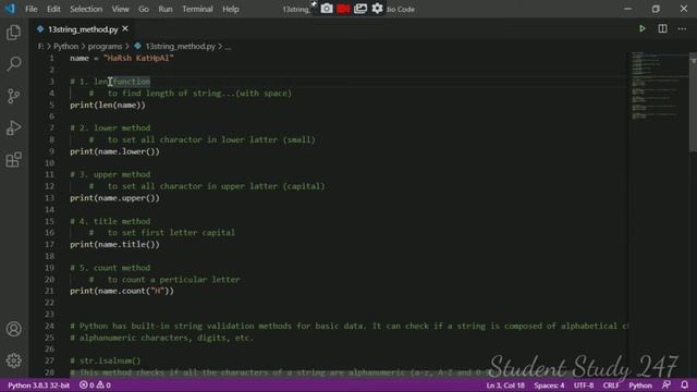HackerRank problem7 ||while loop|| string method||python with HackerRank solutions ||swap case