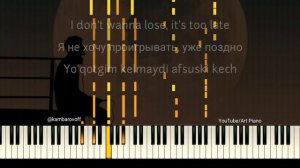 Ummon - Xiyonat karaoke (lyric video with translate) english, russian