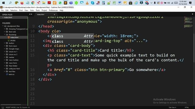 How to create Card in Bootstrap 4 смотреть онлайн
