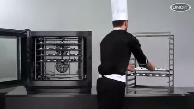 Выпечка безе в пекарских шкафах Unox BAKERTOP MIND Maps (англ.) смотреть онлайн