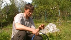 Самый  дешёвый метод ремонта  шланга для полива
