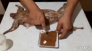 Сыро-вяленый кролик часть2