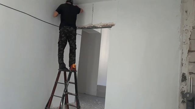 Ремонт квартиры в Ялте. Стены Сага  Часть 1