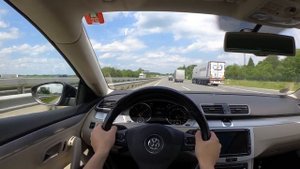 Volkswagen Passat CC (170PS) *TOP SPEED* German Autobahn POV | by CarCast 4K