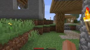 заселил первых жителей в мою деревню Майнкрафт!