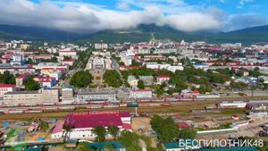 Лягушка, Южно-Сахалинск - аэросъёмка Сахалина