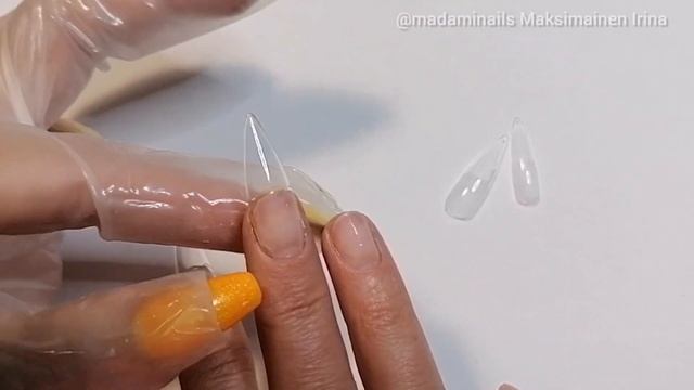 Gel nail tips quick extension. Гелевые типсы. Наращивание. Осенний дизайн nails nailextension