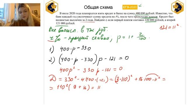 Кредиты:  задача №17 ЕГЭ профиль