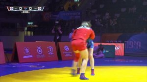 ONOPRIENKO Ekaterina vs ZHDAN Daniela. Women 65 kg. European Sambo Championships 2023