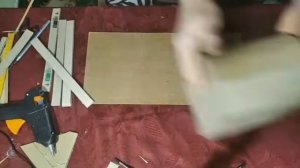 Сундук из картона своими руками. Cardboard chest. Coffre en carton. صناعة صندوق من الكرتون