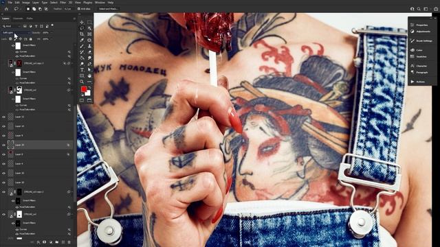 Photoshop Speed Art - LOLLYPOPPED смотреть онлайн