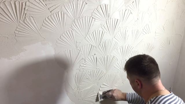 Декоративная штукатурка из обычной шпаклевки ч.3 - Ракушки ! смотреть онлайн