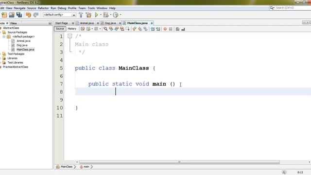 Abstract Class & Abstract Methods