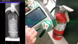 Изображения с рентгеновского сканера, полученные с применением проникающего излучения