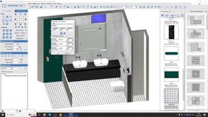 Как сделать зеркало с подсветкой в Ceramic 3D?