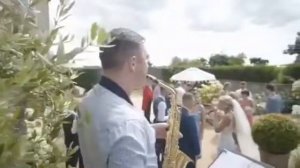 Puttin’ on the Ritz Saxophone cover - live - wedding garden party