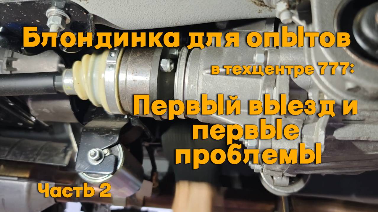 Блондинка для опытов в Техцентре 777: Первый выезд и первые проблемы. Часть 2