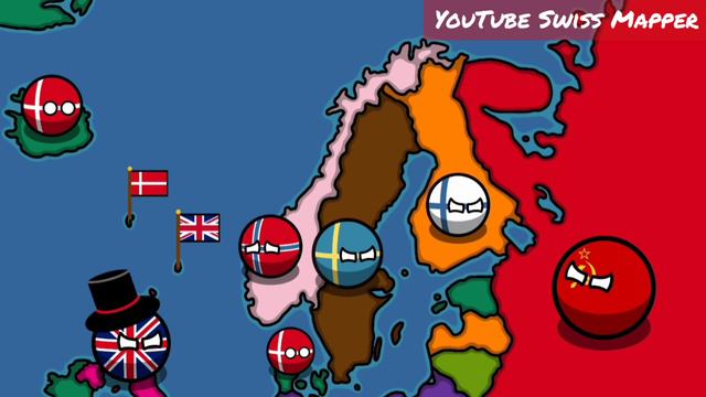 History of Scandinavia 1900-2022 [Countryballs] смотреть онлайн