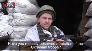 Soldier "Palestinian" - We are ready for the Ukrainian offensive - 02.16.2018