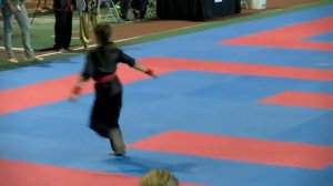 КАШИРОВА ЮЛИЯ Чемпионат Европы Испания 2015 WAKO кикбоксинг сольные композиции