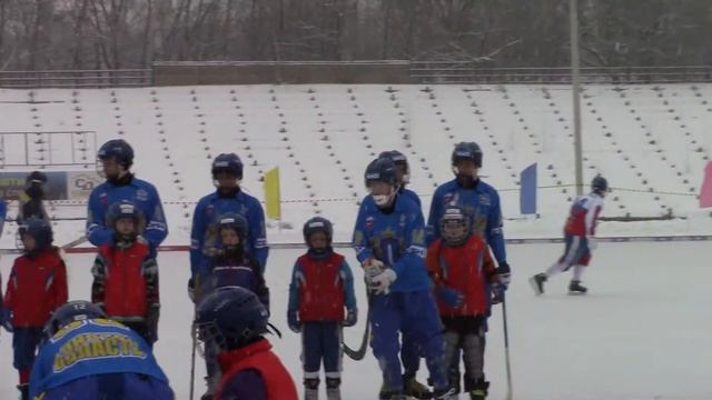 ХК "Вымпел" г. Королёв Открытие сезона хоккей с мячом 21 декабря 2013 г. 1 часть смотреть онлайн