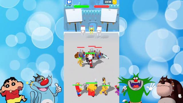 Oggy And Jack Playing Hero Craft Run 3d Game | With Bob And Shinchan | Oggy Game Part 2 смотреть онлайн