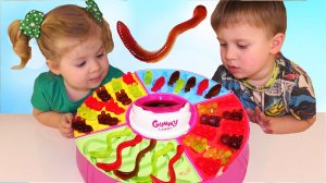 ★ Желейные КОНФЕТЫ Как Сделать Мишки Червяки и Рыбки Gummy Bears worms and fish unboxing new MAKER