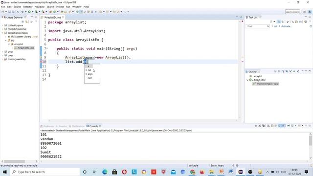 Class-11 || Collection in Java || Array List in Java