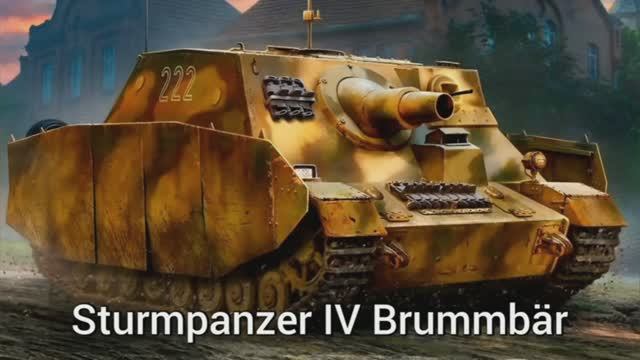 Танки Германии. История разработки штурмовой ПТ САУ Германии Sturmpanzer IV Brummbar