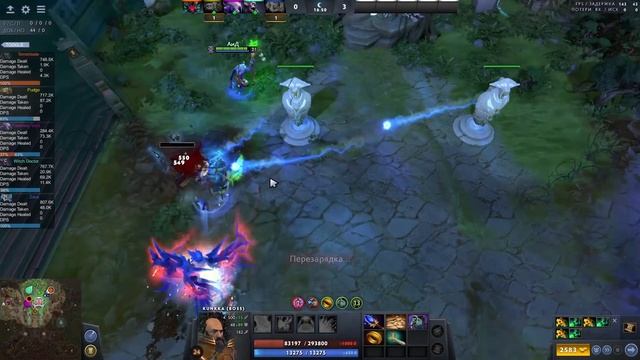 УБИВАЮ БОССОВ, СТОЯ НА ФОНТАНЕ — Hero Attack On 2, прохождение кастомки Dota 2 смотреть онлайн