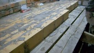 Кладка свода новой хлебопекарной печи ФТЛ-20.