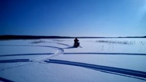 самодельный снегоход с двигателем мото иж покатушки