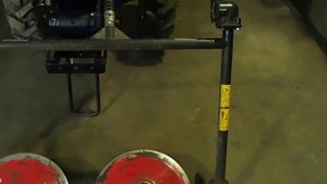 Косилка "Заря" на тяжелом мотоблоке