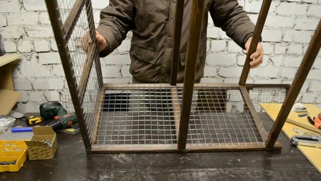 Клетка для шиншиллы своими руками