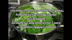 Варенье из мяты