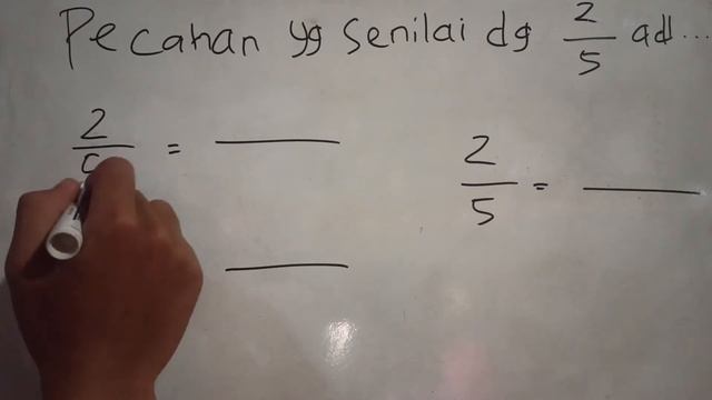 Pecahan Yang Senilai Dengan 2/5 Adalah, Pecahan Senilai 2 Per 5 смотреть онлайн