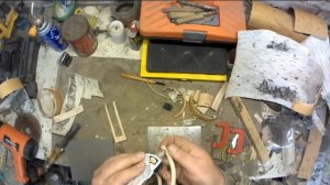 берестяные ножны для ножа своими руками часть первая