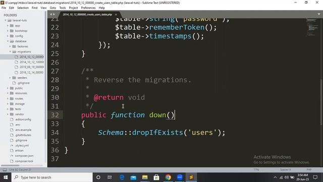 Connect Laravel with MySQL | Laravel Migration in hindi part-4