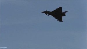 Poznań Air Show 2018. Flyovers:  Saab JAS 39 Gripen, Eurofighter Typhoon, Rafale, MI-24