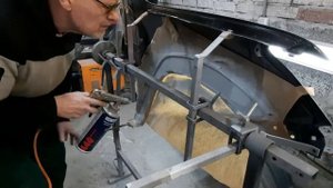 Лексус LX 570 защищаем внутреннюю часть крыла