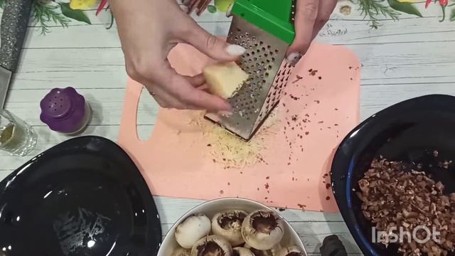 Сочные шампиньоны с сыром / Минимум ингредиентов / быстро и вкусно / полезные ужин / закуски смотреть онлайн